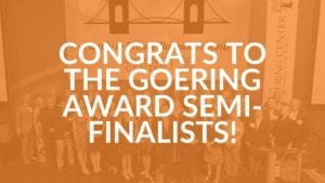 Goering Center Award Winners 2019
