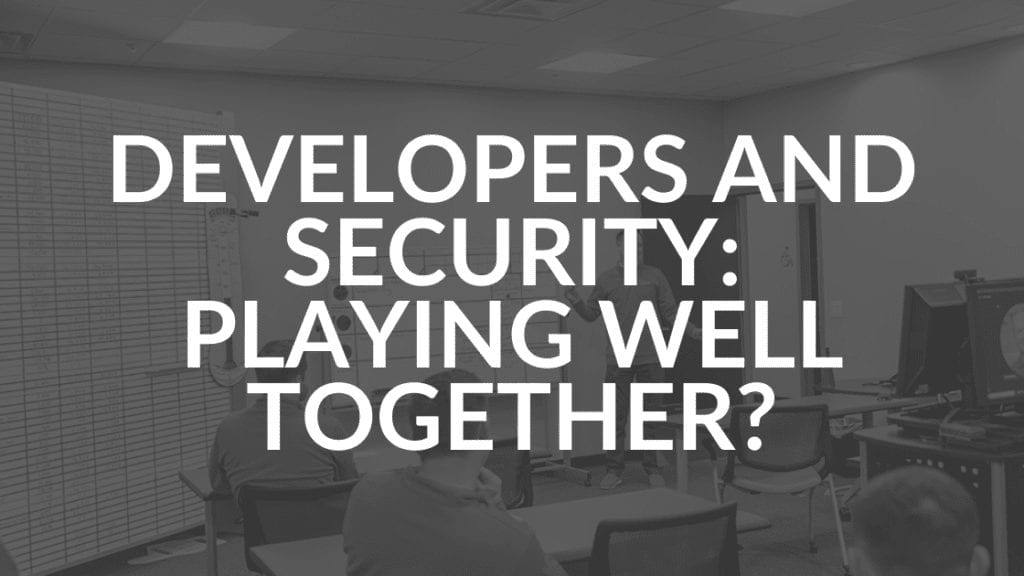 Developers and Security