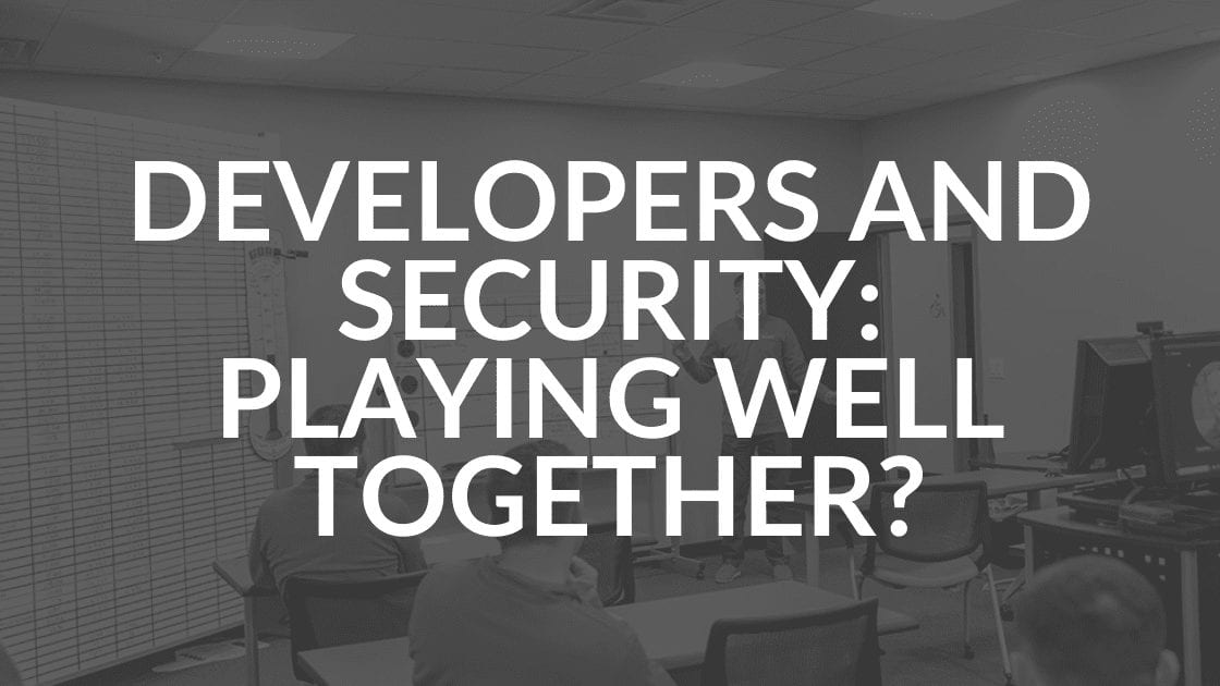 Developers and Security