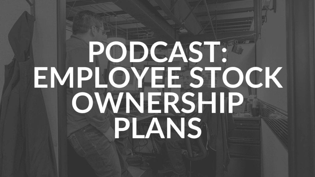 employee stock ownership plans podcast banner