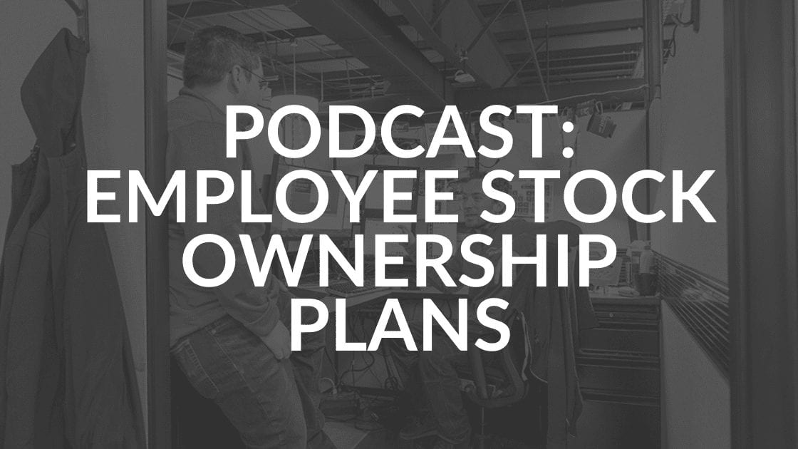 employee stock ownership plans podcast banner