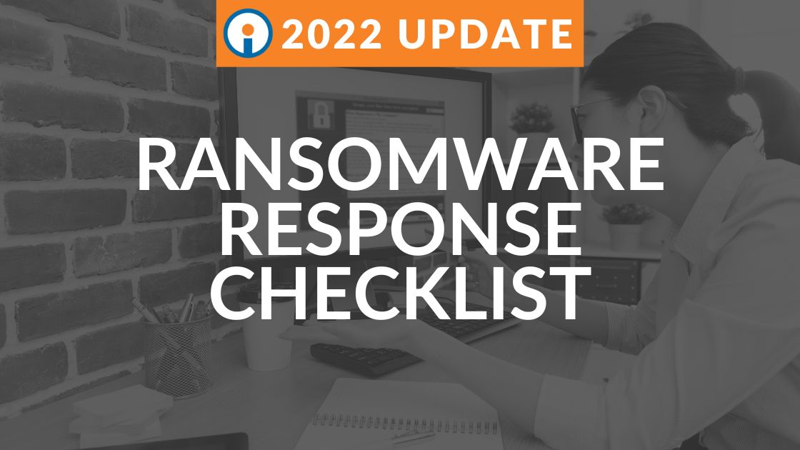 Ransomware Response Checklist Download 2022