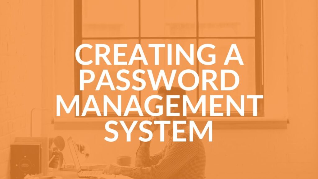intrust password management system