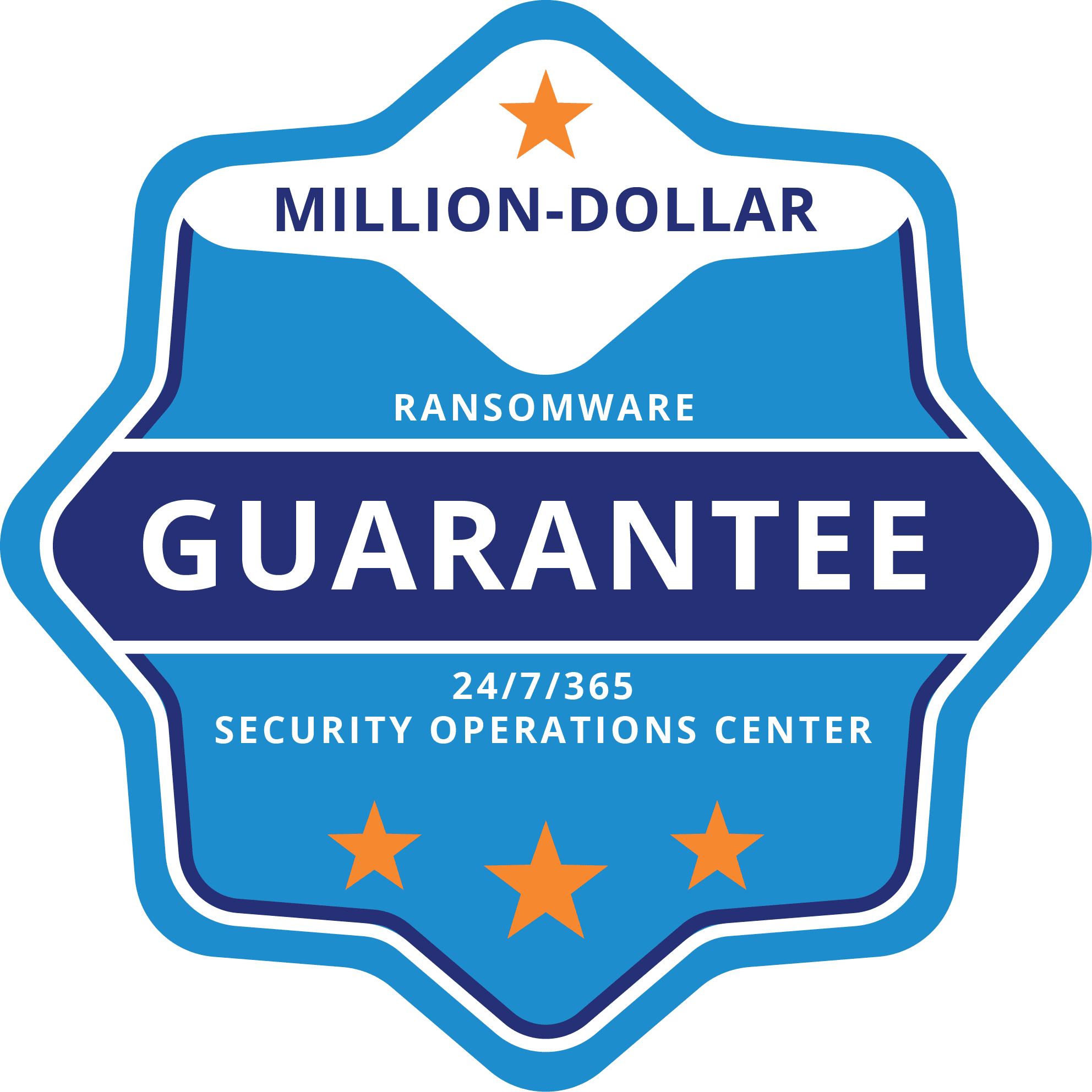 Intrust Million Dollar Ransomware Guarantee 2023 Badge v4